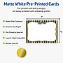 Avery Invitation Cards, 5" x 7", Gold & Black Stripes with Bow, 20/Pack (19479370940)~#|#~57CF6698-FD03-4529-806CC0C8780FBFD0_sc7