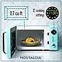 Nostalgia Retro 0.7 Cubic Foot Countertop Microwave, Aqua (NRMO7AQ6A)~#|#~57E7E827-0D4A-4A87-9600C7ABF6F6049D_sc7