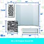 Flipside Corrugated Project Board Kit, 36" x 48", White, 24/Carton (30832-24)~#|#~57F0AB76-1FF2-44DF-97B8CAD16CC294CC_sc7