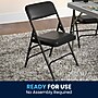Flash Furniture HERCULES Series Vinyl/Metal Folding Chair, Black, 2/Pack (2HAMC309AVBK)~#|#~58015EA3-D770-498A-8B4EA2519C8A535E_sc7