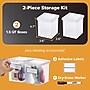 Bostitch Konnect Nest Medium Stackable Boxes, Clear, 2/Pack (23228-2PK)~#|#~580B0227-2EE9-4F35-B727280C7DAC8611_sc7