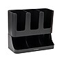 Mind Reader 6 Compartment 2-Tier Cup and Condiment Countertop Organizer, Black (UPRIGHT6-BLK)~#|#~582A0AD8-7102-43D9-B09CDD05A5F9AFD1_sc7