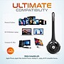 Delton 10X Microphone Wireless Noise-Canceling Bluetooth Mono Trucker Headset, Over-the-Head, Black (DBTHEAD10X)~#|#~58391417-0526-4895-8DD744DFA851C332_sc7