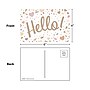 Teacher Created Resources Terrazzo Tones Hello Uncoated Postcards, Multicolored, 30 Cards/Pack, 6/Bundle (TCR7224-6)~#|#~584CDBAE-CE75-4657-B4C5C7C73AFBF13C_sc7