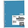 Mead 5-Subject Notebook, 8.5" x 11", College Ruled, 200 Sheets, Assorted Colors, Each (06780)~#|#~585C7746-E1B3-4A93-B1993C89986C2A06_sc7