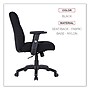 Alera® Kësson Series Height Adjustable Arm Fabric Swivel Computer and Desk Chair, Black (12010-03B )~#|#~586488A8-D738-4DB8-AB7170945BE41B2D_sc7