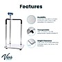 Viva Comfort ME904 ADI904-05-MK Bariatric Scale with Wheels, Silver, 660 lbs. Capacity~#|#~586DF791-1410-4F42-A5D9D21A37C93021_sc7