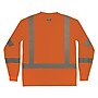 GloWear 8368 High Visibility Long Sleeve T-Shirt, ANSI Type R Class 3, Orange, Medium (22063)~#|#~5886F39F-E1F0-4760-8AF1BED517A5F982_sc7