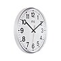 Infinity Instruments Intrinsic Prosaic ITC Wall Clock, 12"Dia. (14529SV-830)~#|#~589A5CA3-606D-42C6-8807CB5D90D7F9CA_sc7