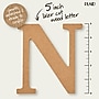 Plaid MDF Letters, 5", Brown Oxide, 12/Pack (PDE63567-12)~#|#~589F887C-45C0-4F49-8D1F68B6DAD02E9D_sc7