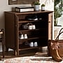 Baxton Studio Coolidge 4-Shelf Shoe Cabinet, Walnut (156-9387-HiT)~#|#~58A03B7F-8A45-4338-B3E9F2B1392589E1_sc7