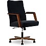 Finch NEO ONE Ergonomic Velvet Fabric/Wood Swivel Executive Chair, Black (52304-BLK)~#|#~58A121A5-CCFD-4403-9EECA53E8AE675E5_sc7