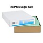 Staples 60% Recycled Pressboard Classification Folder, 1-Divider, 1.75" Expansion, Legal Size, Light Green, 20/Box~#|#~58AB2D39-345A-4E45-9E5909607F7ED364_sc7
