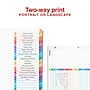 Staples Durable Paper A‑Z Alphabetical Dividers, 26‑Tabs, Multicolor~#|#~58B6CB4D-893D-4BAD-A9C1F3C1221C945E_sc7