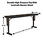 Correll 60"W x 24"D Adjustable Training Room Table, Laminate, Black Granite (SPA2460TF-07)~#|#~58ECFEAF-06E7-4ADF-A10C5B61CF2DC749_sc7