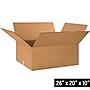 26" x 20" x 10" Shipping Boxes, 32 ECT, Brown, 15/Bundle (262010)~#|#~58FD66CA-7580-47DE-8BD58094869150B7_sc7
