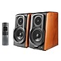 Edifier S1000W 120-Watt Bluetooth Wi-Fi Audiophile Active Bookshelf Speaker Set with 5.5-In. Woofers, Pair, Brown~#|#~59142EF1-F6D3-4EB6-B99F9C7E39BC00B0_sc7