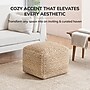 Anji Mountain Cherokee Mustard Ivory Fabric Rectangular Pouf Ottoman (AMBPF155-2014)~#|#~5926AF43-F4C9-4201-AB6E90E5AE784B38_sc7