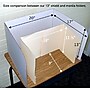 Classroom Products Foldable Cardboard Freestanding Privacy Shield, 13"H x 20"W, Kraft, 30/Box (VB1330 KR)~#|#~59381898-B82B-4C9B-811B21C76E3689BF_sc7