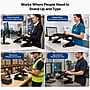 Uncaged Ergonomics WorkEZ Adjustable Keyboard and Mouse Tray, Black (WEKTb)~#|#~593EB268-231B-4BF6-B899C42107E384C2_sc7