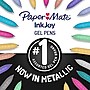Paper Mate Inkjoy Metallic Retractable Gel Pen, Medium Point, 0.8mm, Assorted Ink, 10/Pack (2208638)~#|#~59402075-7363-46CE-B144AA31342D57E0_sc7