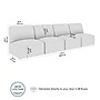 Bush Business Furniture Assemble Modular 4 Seater Sectional Sofa, Oat Fabric (ASM003OTF)~#|#~5948B31F-88EA-4458-A00EE79482900BB5_sc7