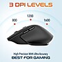 Delton S18 Wireless Ergonomic Optical Mouse, Black (DMS18-WB)~#|#~5950E395-AAA5-4A84-B0E23C4FC04EFFEC_sc7
