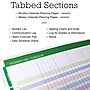 Global Printed Products Deluxe Spring Floral 8.5" x 11" Academic Planner, Plastic Cover, Multicolored (NAD-UNDTP-30)~#|#~597FE565-3AFE-49B7-89FFDBA0E2A7920D_sc7
