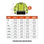 Ergodyne GloWear 8369BK High Visibility Long Sleeve Black Bottom T-Shirt, ANSI Type R Class 3, Lime, 2XL (22206)~#|#~5996F941-B923-47F2-86FB796D7E6A100D_sc7