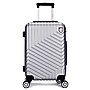 TUCCI SPETTACOLO Hardside Spinner Carry-On, TSA Checkpoint Friendly, Titanium Silver (T0722-20inTSLV)~#|#~59A1A2D1-0D91-4502-8AF2EC116EBF542A_sc7