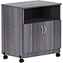 Lorell Mobile Machine Stand with Shelf, 30.50" H x 28" W x 19.75" D, Weathered Charcoal (LLR69627)~#|#~59AA0470-AC0B-4E61-93334DB298DCAB0F_sc7