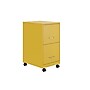 Space Solutions SOHO Smart File 2-Drawer Mobile Vertical File Cabinet, Letter Size, Lockable, Goldfinch (25276)~#|#~59B8BAE4-24EA-4F3C-8236BBDEE9492865_sc7