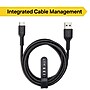 NXT Technologies™ 6 Ft. Braided USB-C to USB-A Cable, Black (NX60471)~#|#~59B8FAAB-D410-420C-9EBDF88F18A13ADF_sc7