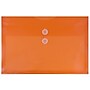 JAM Paper Premium Plastic Filing Envelope with Button & String Closure, Legal, Orange, 3/Pack (219B1ORX3)~#|#~59D0F0BB-7F6D-4245-B47D9111957B7888_sc7