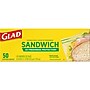 Glad Double Zipper Sandwich Bag, 50 Bags/Box (57263)~#|#~59D4BDAB-EE67-421F-95F4864AA5F26147_sc7