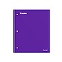 Staples Premium 1-Subject Notebook, 8" x 10.5", Wide Ruled, 100 Sheets, Purple, 12 Notebooks/Carton (TR20960CT)~#|#~59F46C23-3120-435E-A4A1F05EF2496E7E_sc7