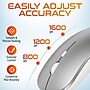 Delton N35 Mini Wireless Keyboard and Optical Mouse Combo, Silver/White (DKMKITMIN35-WW)~#|#~5A0C16A2-3EC7-4AB0-8865DA67CC314913_sc7