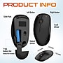 Delton S15 Wireless Ambidextrous Optical Mouse, Black (DMS15-WB)~#|#~5A15B5BE-148A-4C02-A6DC8571170BB841_sc7