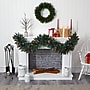 Nearly Natural Snow Dusted Artificial Christmas Garland, Berries and Pinecones, 6' (4463)~#|#~5A189E12-2E90-41E4-B5E32B66364279E4_sc7
