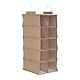 Household Essentials Hanging Shoe Organizer with 10 Pockets, Beige (7810-1)~#|#~5A2123A1-9EC2-4CD5-9FA612E2E4E15DC7_sc7