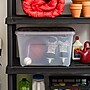 Iris 53 Quart Storage Bin with Latching Lid, Plastic, Clear, 5/Pack (500149)~#|#~5A32551E-FDD7-4D09-A428C9AF4741FE9D_sc7