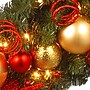 National Tree Company 36" Decorative Collection Cozy Christmas Wreath with Red and Clear Lights (DC13-104L-36W)~#|#~5A5528C4-F2D9-49F2-83248AF56A69611E_sc7