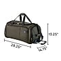 Skyway Luggage Sigma 7.0 28" Polyester Telescoping Travel Duffel with Wheels, Pine (177-28-305-RDF)~#|#~5A5F64B2-7A2B-4692-AD5F690E15DFEC47_sc7
