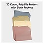 Smead File Folder, 1/3-Cut Tab, Letter Size, Assorted Colors, 30/Box (10543)~#|#~5A7EF515-6E41-4D8E-956E1D085AFA2BB0_sc7