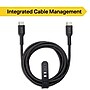 NXT Technologies™ 6 Ft. Braided USB-C Cable, Black (NX60469)~#|#~5A99CA20-A565-4F22-A02964213D96BE12_sc7
