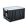 Universal Collapsible Crate, 17 1/4 X 14 1/4 X 10 1/2, Black/gray, 2/pack~#|#~5A9D8341-3668-4CF9-9C65A23BEA236AC4_sc7