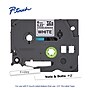 Brother P-touch Strong Adhesive Laminated Label Tape, 1/4" x 26.2', Black on White (TZeS211)~#|#~5A9F6E67-1F2B-417E-8240377B4AC100C5_sc7