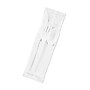 Dixie Individually Wrapped Polystyrene Cutlery Set, Medium-Weight, White, 4 Pieces/Set, 250/Carton (CM26NC7)~#|#~5AAA0FDC-1AD8-4CFA-B85E9B9D01D9A6E5_sc7