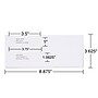 Staples Laser Security Tinted Double Window Envelopes, 3 5/8" x 8 7/8", Wove White, 500/Box (ST394062-CC)~#|#~5AAD0814-D6BB-41EA-90FA3CCD329DD137_sc7