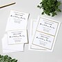 Avery Laser/Inkjet Invitation Cards, 5" x 7", White/Gold, 30 Cards & Envelopes/Pack (3325)~#|#~5AB1917C-4B84-4DCF-B513AD714FAEF59A_sc7